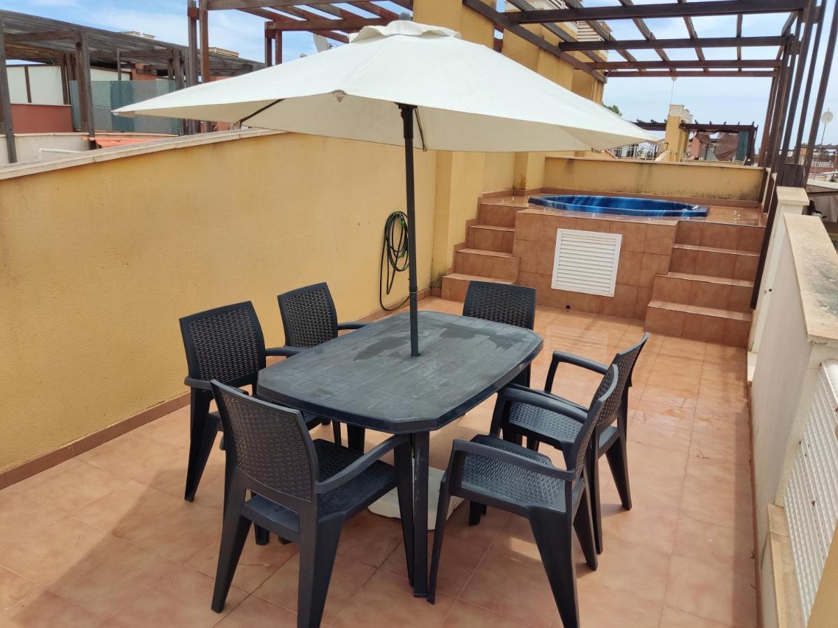 Atico Laguna Beach Con Jacuzzy Privado Vera Exteriör bild